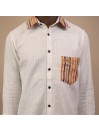 CHEMISE MANCHES LONGUES 100% COTON BIO FASO DAN FANI