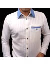 Chemise manches longues 100 % coton Bio