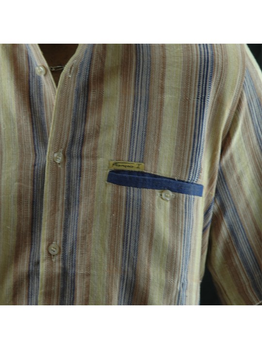 CHEMISE MANCHES COURTES 100% COTON BIO FASO DAN FANI