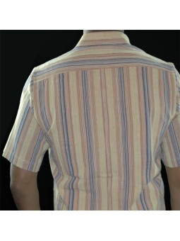 CHEMISE MANCHES COURTES 100% COTON BIO FASO DAN FANI