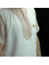 Chemise manches courtes 100% coton Bio