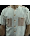chemise manches courtes 100% coton Bio