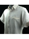 chemise manches courtes 100% coton Bio