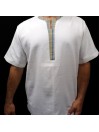 chemise manches courtes 100% coton bio