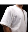 chemise manches courtes 100% coton bio
