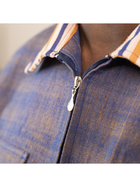 Veste Surchemise Zippée 100% coton bio Veste Surchemise Zippée 100% coton bio