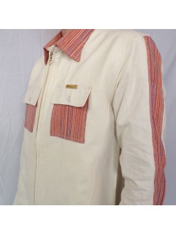 Veste Surchemise Zippée 100% coton bio