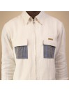 Veste Surchemise Zippée 100% coton bio