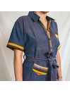 Robe a boutonnière 100% coton Bio