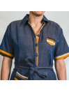 Robe a boutonnière 100% coton Bio
