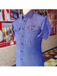 chemise manches courtes 100 % Coton Bio
