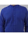 Chemise manches longues Col Mao 100% Coton Bio Faso dan Fani