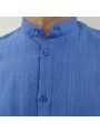 Chemise manches longues Col Mao 100% coton Bio