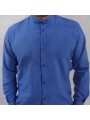 Chemise manches longues Col Mao 100% coton Bio