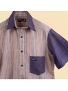 CHEMISE MANCHES COURTES 100% COTON BIO FASO DAN FANI